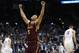 Loyola-Chicago guard Marques Townes celebrates victory after a regional semifinal NCAA college basketball game against Nevada, Thursday, March 22, 2018, in Atlanta. Loyola-Chicago won 69-68. (AP Photo/David Goldman)