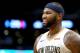 NEW ORLEANS, LA - NOVEMBER 11: DeMarcus Cousins #0 of the New Orleans Pelicans looks on as his team takes on the LA Clippers during the second half at the Smoothie King Center on November 11, 2017 in New Orleans, Louisiana. NOTE TO USER: User expressly acknowledges and agrees that, by downloading and or using this photograph, User is consenting to the terms and conditions of the Getty Images License Agreement. (Photo by Sean Gardner/Getty Images)