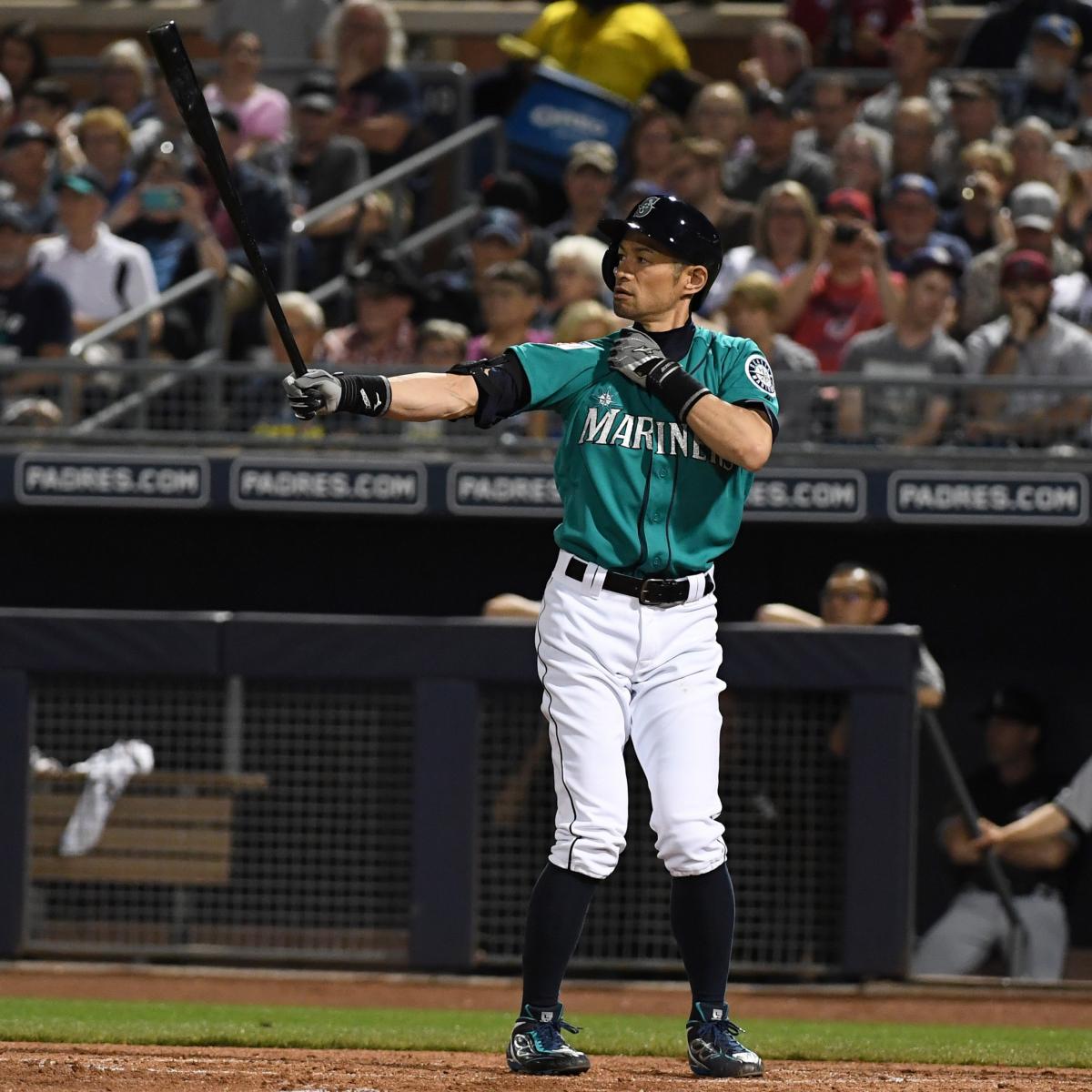 Ichiro Suzuki Clears Concussion Tests After Being Hit in Head by