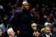 LOS ANGELES, CA - MARCH 22: Head coach Leonard Hamilton of the Florida State Seminoles reacts against the Gonzaga Bulldogs during the first half in the 2018 NCAA Men's Basketball Tournament West Regional at Staples Center on March 22, 2018 in Los Angeles, California. (Photo by Ezra Shaw/Getty Images)