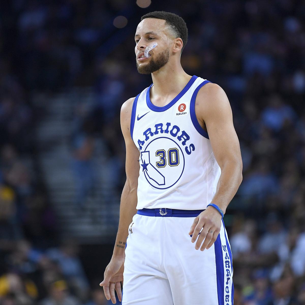 Stephen Curry Ruled Out vs. Bucks with Adductor Injury | Bleacher Report | Latest News, Videos and Highlights