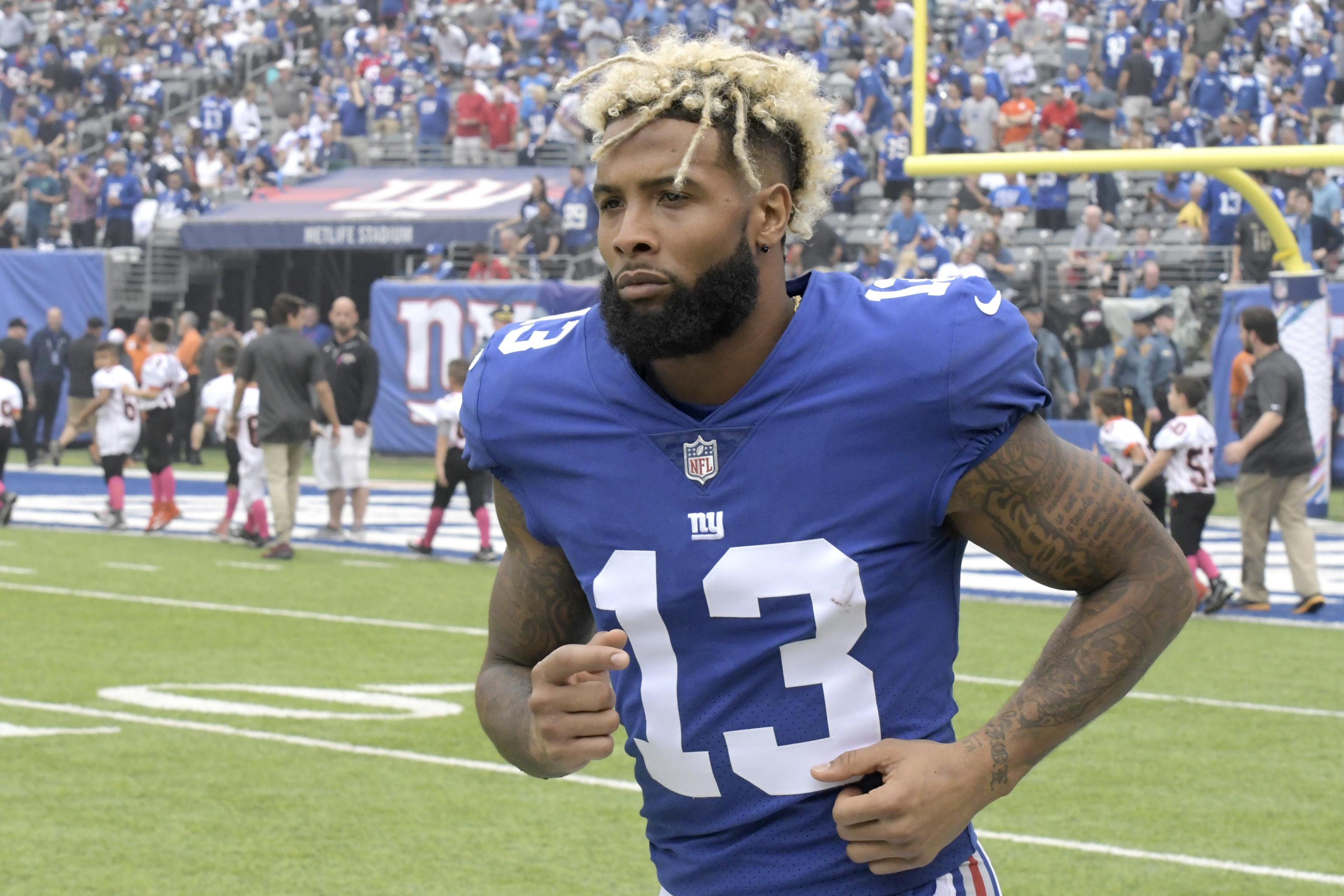 Odell Beckham Jr. dances to 'Leave Me Alone' amid Giants trade rumors