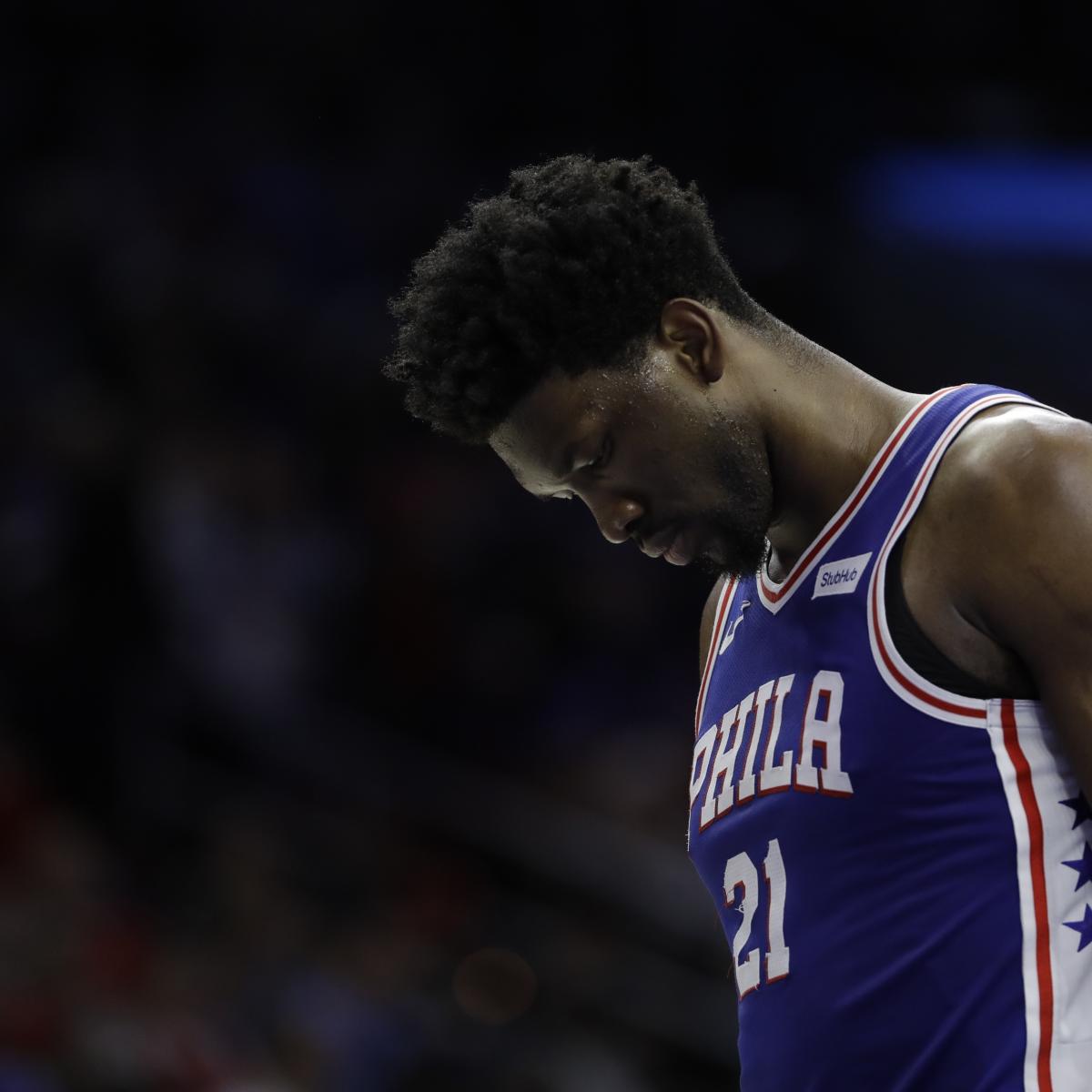 Joel Embiid Released from Hospital, Out 2 or More Games with Possible Concussion News, Scores