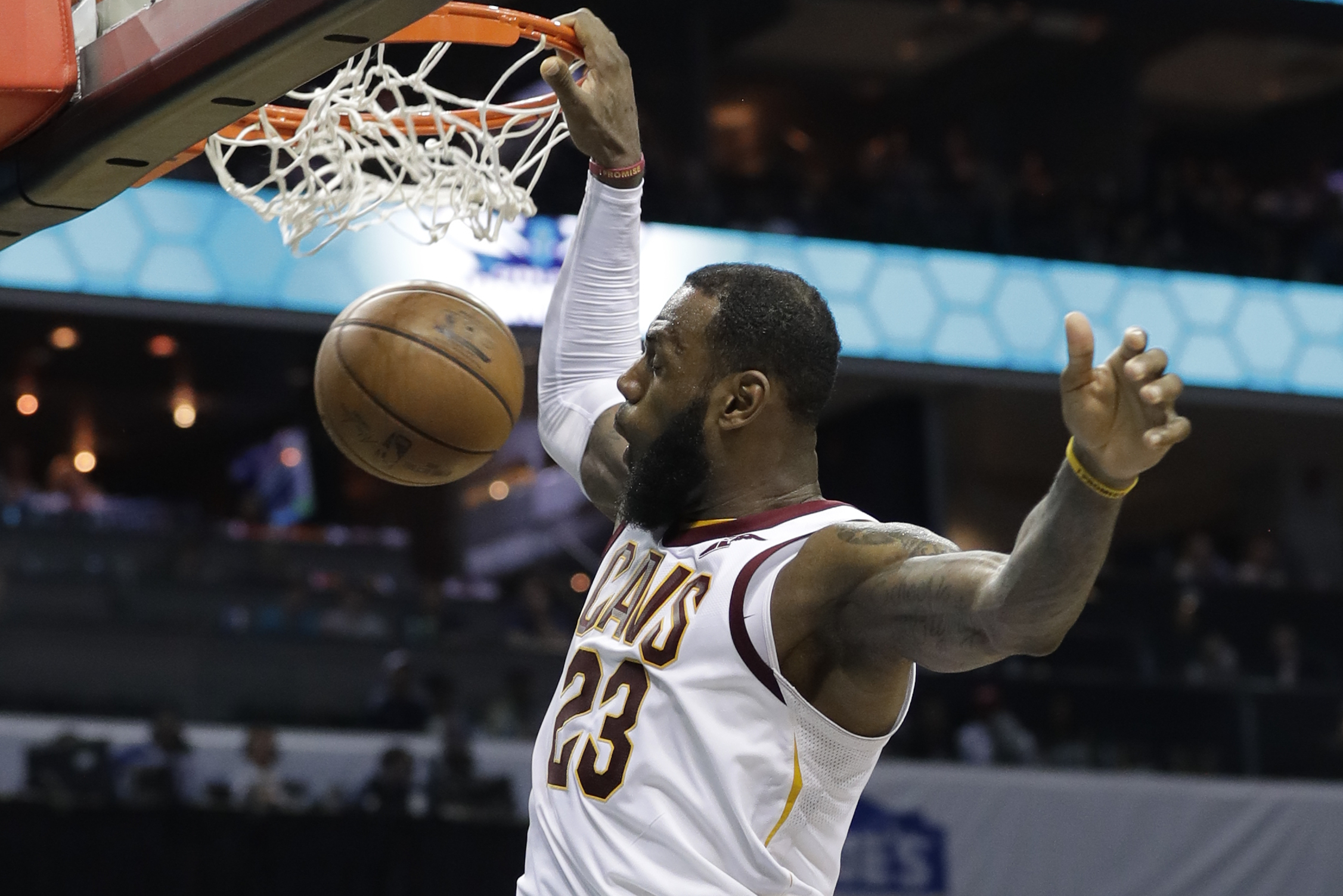 Where does LeBron James' poster dunk on Jusuf Nurkic rank all-time?