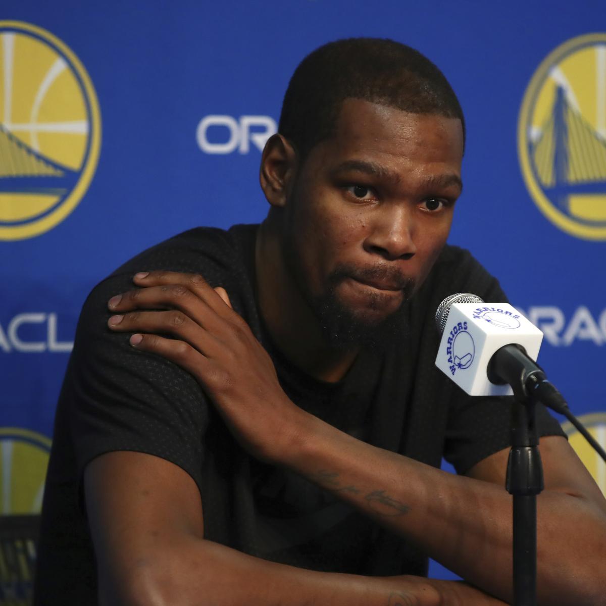 Kevin Durant Says Emotions, Desire for Warriors Repeat Causing More