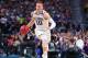 SAN ANTONIO, TX - MARCH 31: Donte DiVincenzo #10 of the Villanova Wildcats handles the ball on offense against the Kansas Jayhawks in the second half during the 2018 NCAA Men's Final Four Semifinal at the Alamodome on March 31, 2018 in San Antonio, Texas. (Photo by Tom Pennington/Getty Images)