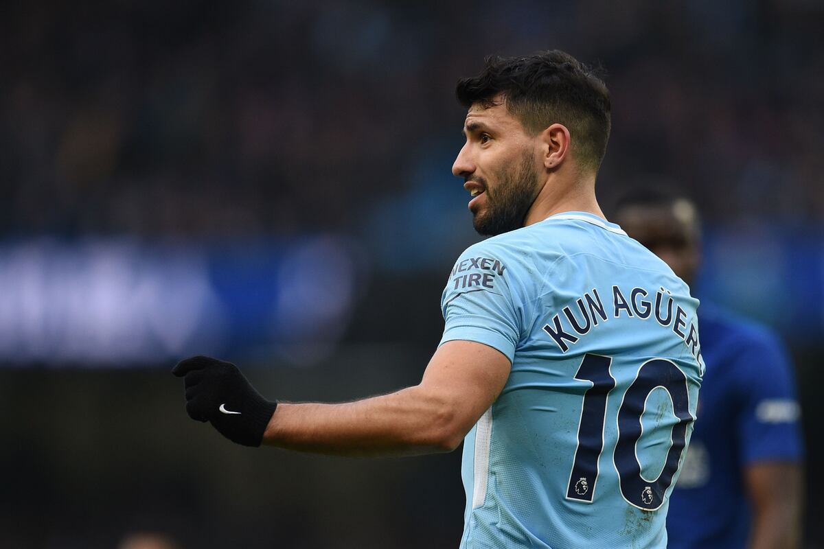 Sergio Aguero out for Champions League 1st Leg vs ...