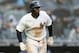 NEW YORK, NY - APRIL 03: Didi Gregorius #18 of the New York Yankees watches his three run home run in the third inning against the Tampa Bay Rays during Opening Day at Yankee Stadium on April 3, 2018 in the Bronx borough of New York City. (Photo by Elsa/Getty Images)
