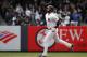 New York Yankees' Giancarlo Stanton runs the bases hitting a two-run home run against the Tampa Bay Rays in the first inning of a baseball game at Yankee Stadium in New York, Wednesday, April 4, 2018. (AP Photo/Kathy Willens)