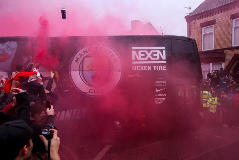 Liverpool Charged By Uefa After Fans Attack Manchester City S Team Bus Bleacher Report Latest News Videos And Highlights