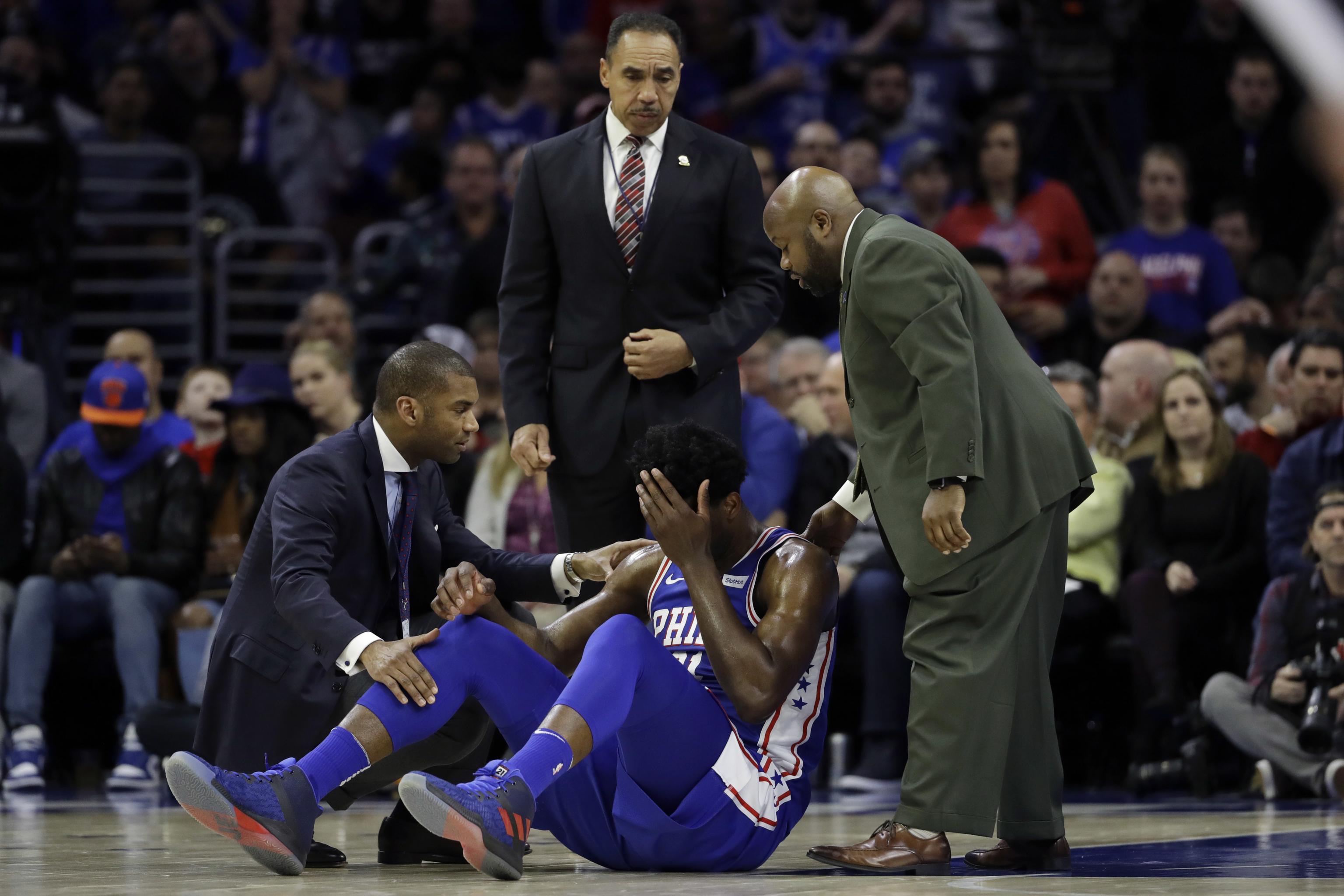 Joel Embiid Underwent Post Op Exam After Eye Surgery No Timetable