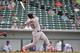 MESA, AZ - NOVEMBER 07: Michael Chavis #11 of Peoria Javelinas (BOS) in action against the Mesa Solar Sox in the Arizona Fall League game at Sloan Park on November 11, 2017 in Mesa, Arizona. (Photo by Jennifer Stewart/Getty Images)