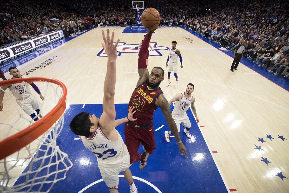 LeBron James Hammers Dunk over Ersan Ilyasova in Cavs ...