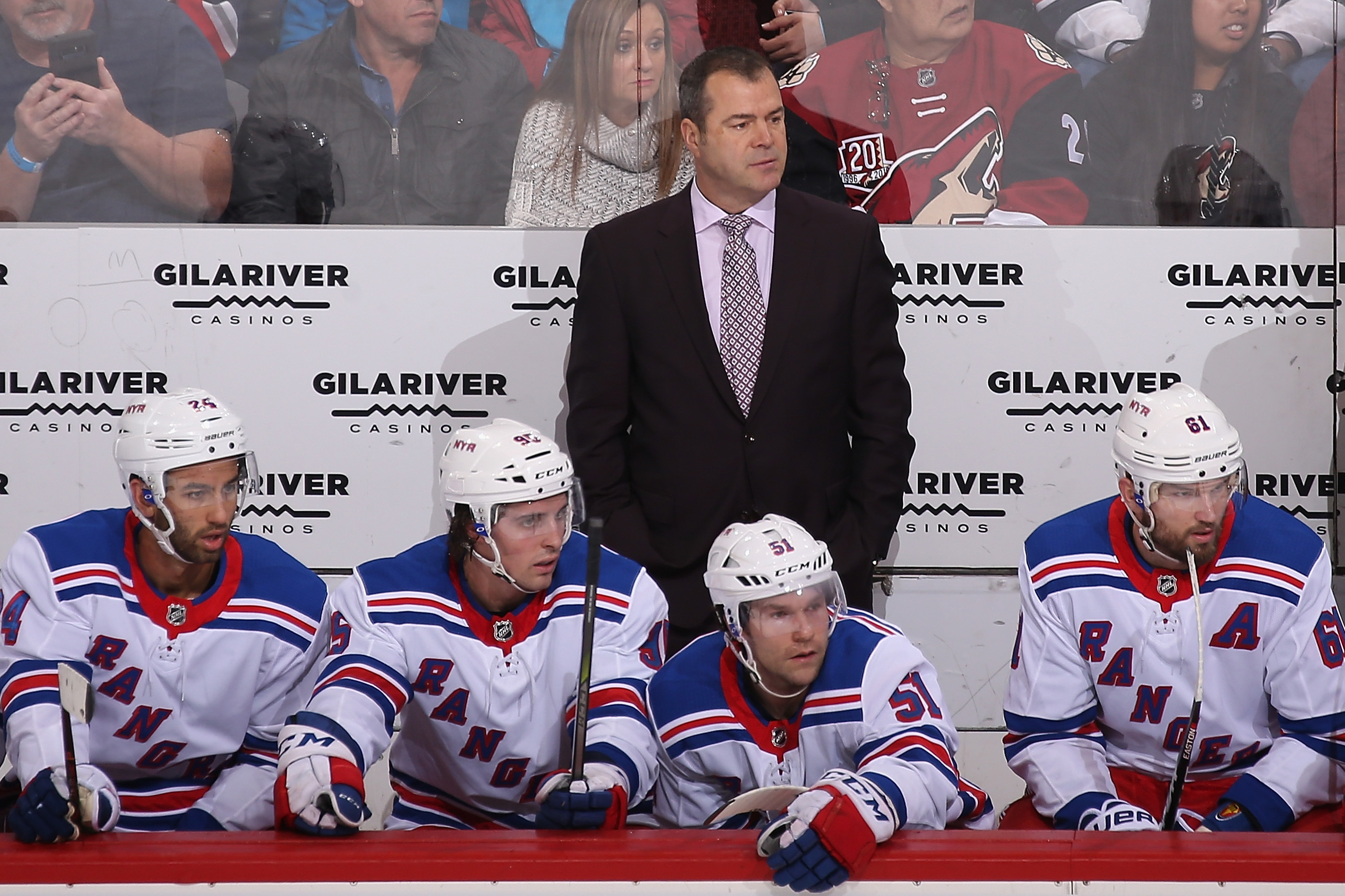 Despite record, Vigneault is 'very aware' Rangers need improvement