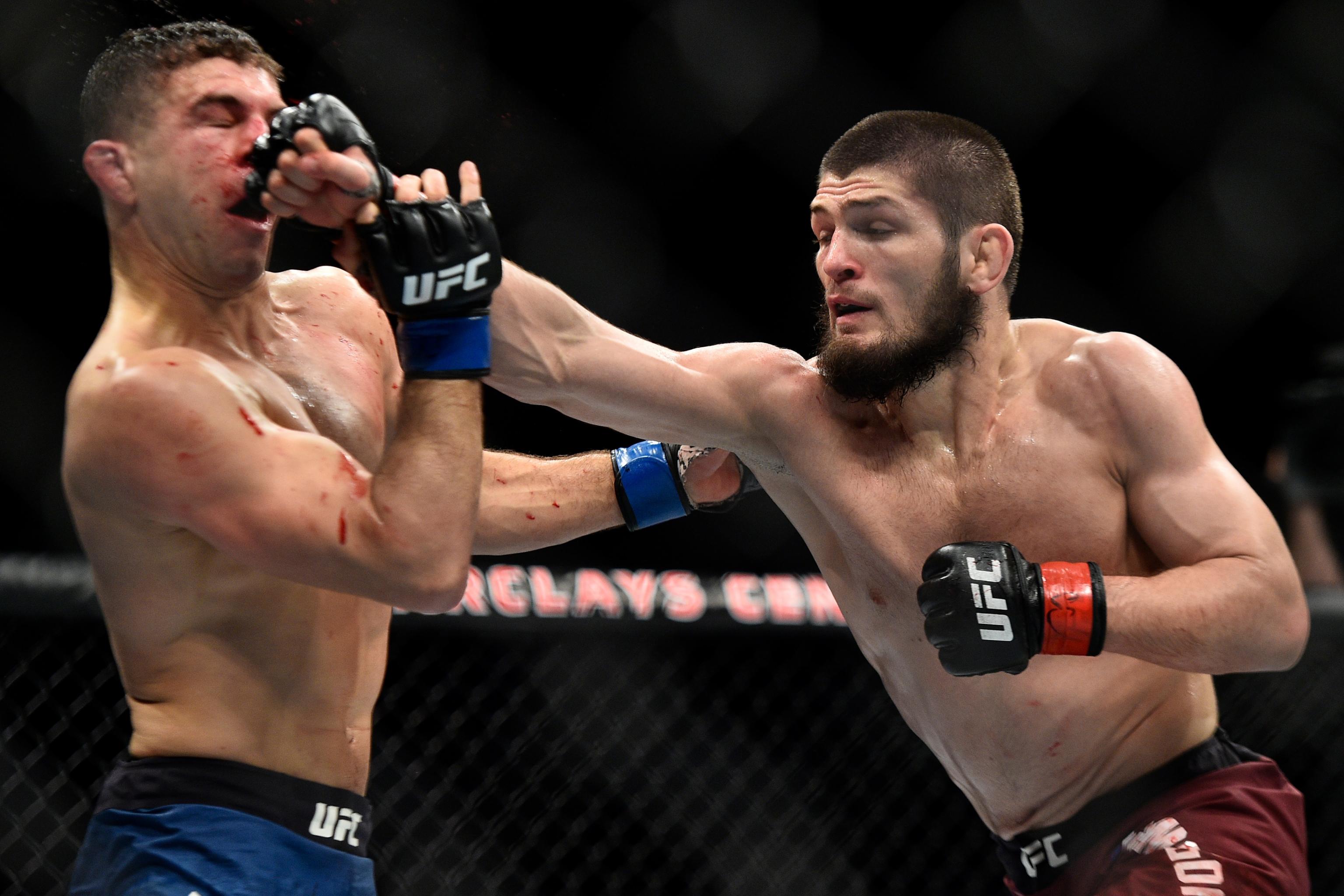 Khabib Nurmagomedov Beats Al Iaquinta at UFC 223 for Lightweight Title | Bleacher Report | Latest News, Videos and Highlights