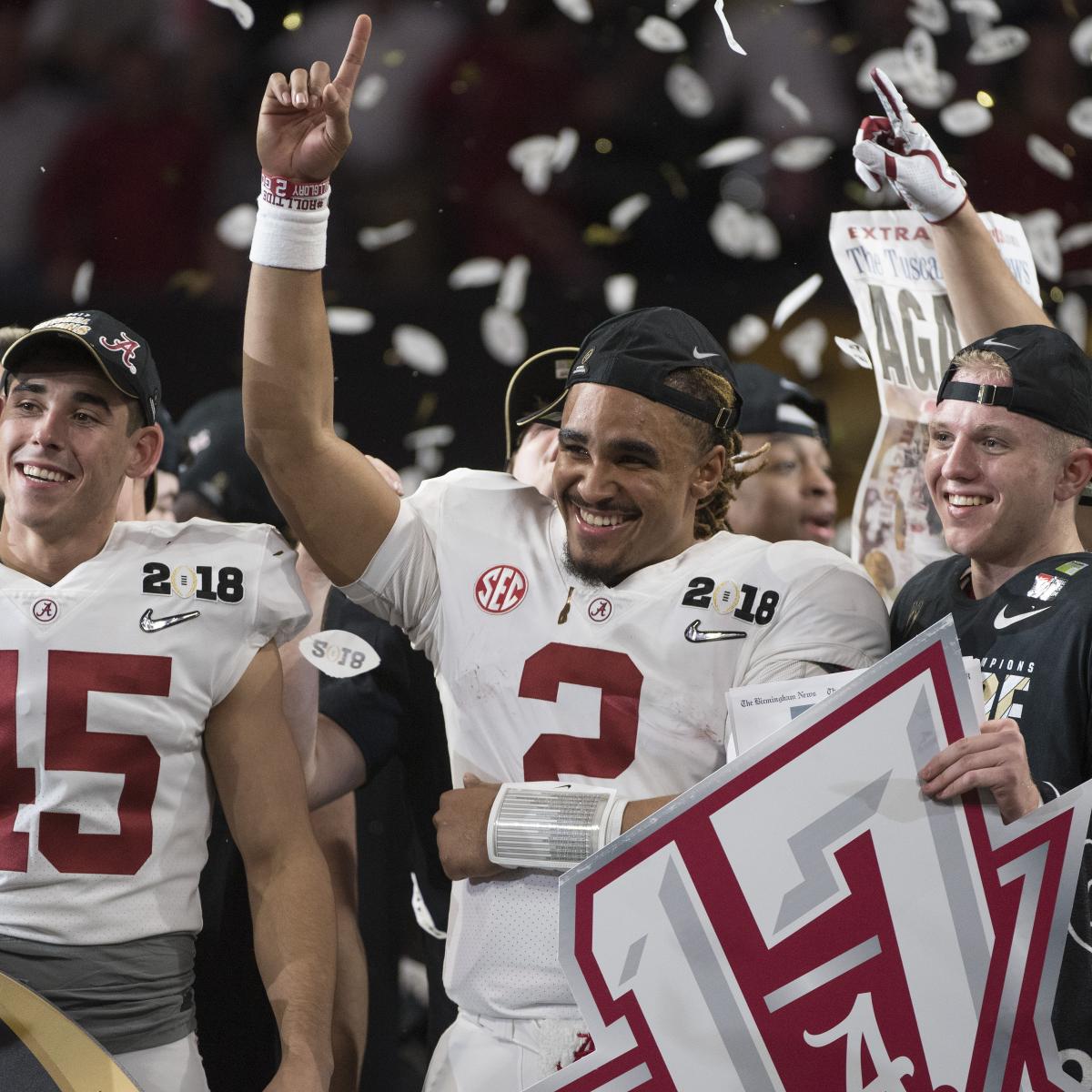National Champion Alabama Crimson Tide Visit President Trump At