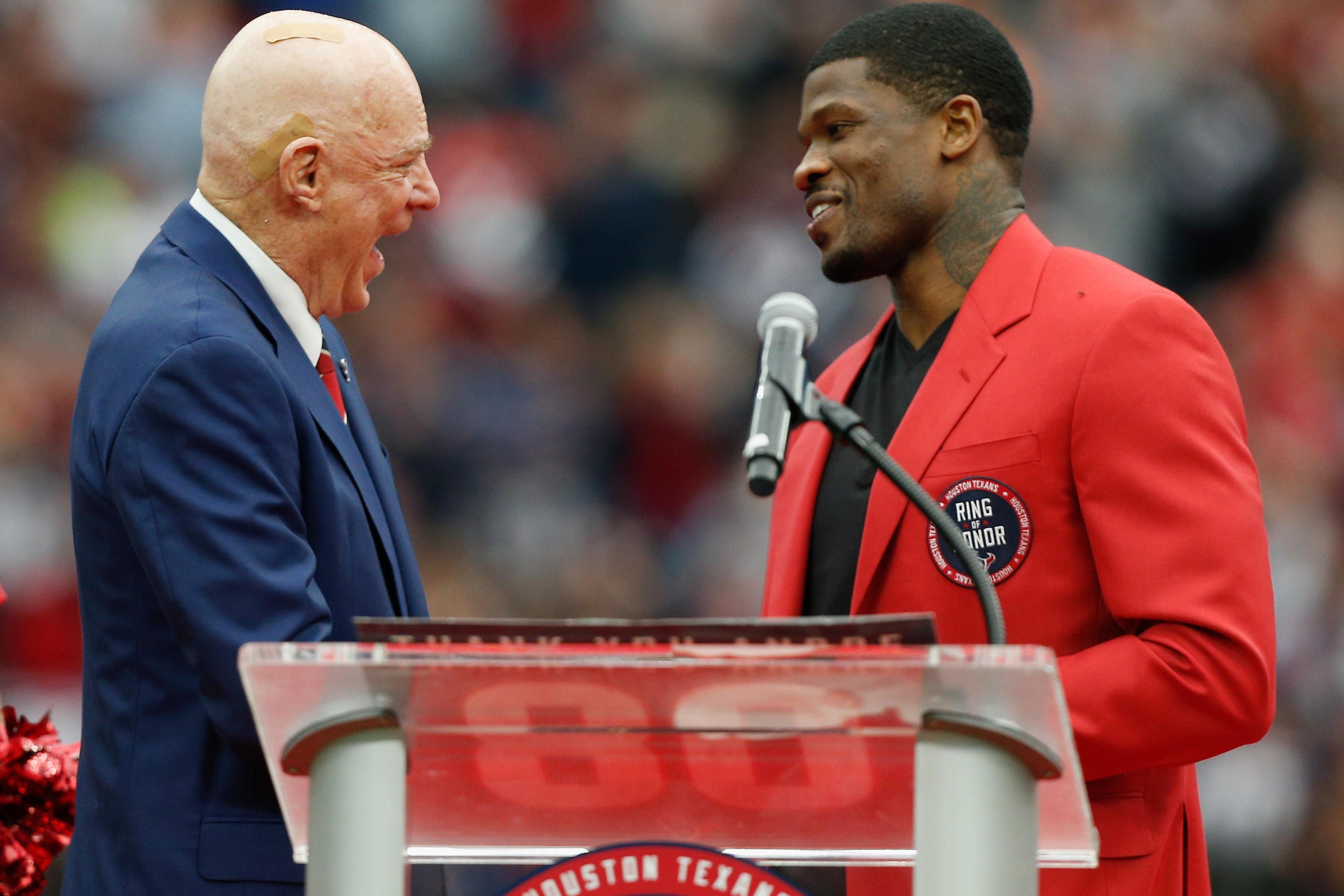 Andre Johnson says he almost skipped Texans Ring of Honor ceremony after  Bob McNair's comments