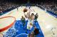 PHILADELPHIA, PA - APRIL 11: Markelle Fultz #20 of the Philadelphia 76ers shoots the ball during the game against the Milwaukee Bucks on April 11, 2018 in Philadelphia, Pennsylvania NOTE TO USER: User expressly acknowledges and agrees that, by downloading and/or using this Photograph, user is consenting to the terms and conditions of the Getty Images License Agreement. Mandatory Copyright Notice: Copyright 2018 NBAE (Photo by Jesse D. Garrabrant/NBAE via Getty Images)