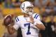 Indianapolis Colts quarterback Stephen Morris (7) passes in the second half of an NFL preseason football game against the Pittsburgh Steelers, Saturday, Aug. 26, 2017, in Pittsburgh. (AP Photo/Don Wright)