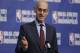 FILE - In this Wednesday, Dec. 13, 2017 file photo, NBA Commissioner Adam Silver announces that Indianapolis will host the 2021 NBA All-Star game . The NBA is establishing a confidential hotline for league and team employees to report concerns about misconduct in their workplace. The move comes after a Sports Illustrated report that described a hostile environment for women in the Dallas Mavericks organization. Commissioner Adam Silver sent a memo to teams Thursday, Feb. 22, 2018 detailing plans for the hotline and asking them to review their respect in the workplace policies. (AP Photo/Michael Conroy, File)