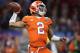 NEW ORLEANS, LA - JANUARY 01: Kelly Bryant #2 of the Clemson Tigers thows the ball in the first half of the AllState Sugar Bowl against the Alabama Crimson Tide at the Mercedes-Benz Superdome on January 1, 2018 in New Orleans, Louisiana. (Photo by Chris Graythen/Getty Images)