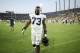 WEST LAFAYETTE, IN - SEPTEMBER 23: Maurice Hurst #73 of the Michigan Wolverines looks on after a game against the Purdue Boilermakers at Ross-Ade Stadium on September 23, 2017 in West Lafayette, Indiana. Michigan won 28-10. (Photo by Joe Robbins/Getty Images)
