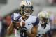 Washington wide receiver Dante Pettis (8) before an NCAA college football game, in Corvallis, Ore., Saturday, Sept. 30, 2017. (AP Photo/Timothy J. Gonzalez)