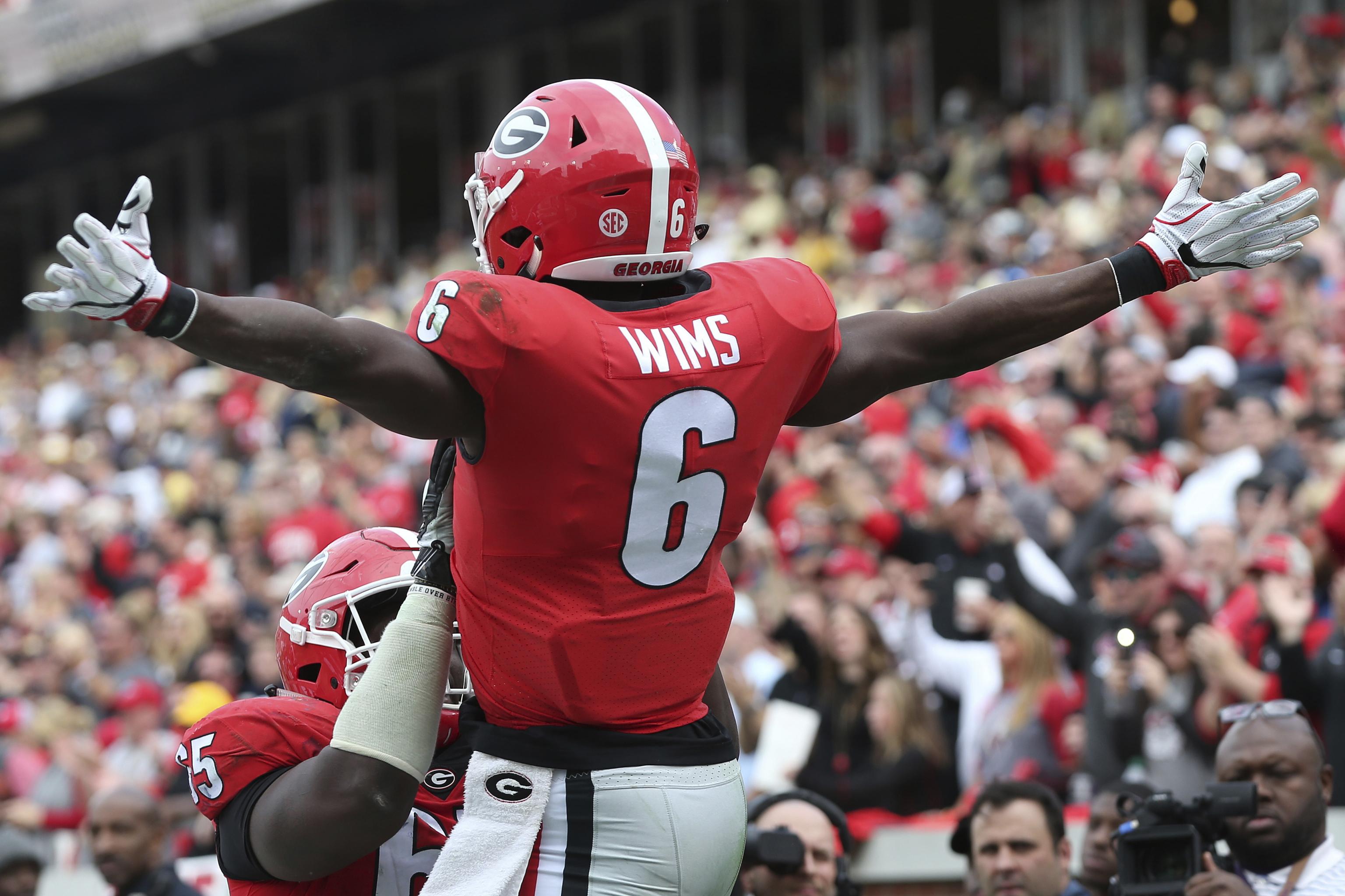 Illinois, USA. 25 August 2018. Bears #83 Javon Wims celebrates his