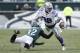 Dallas Cowboys' Dez Bryant (88) in action against Philadelphia Eagles' Rasul Douglas (32) during an NFL football game against the Philadelphia Eagles, Sunday, Dec. 31, 2017, in Philadelphia. Dallas won 6-0. (AP Photo/Chris Szagola)