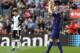 Barcelona's Spanish midfielder Andres Iniesta applauds as he leaves the pitch during the Spanish league footbal match between FC Barcelona and Valencia CF at the Camp Nou stadium in Barcelona on April 14, 2018. / AFP PHOTO / LLUIS GENE (Photo credit should read LLUIS GENE/AFP/Getty Images)