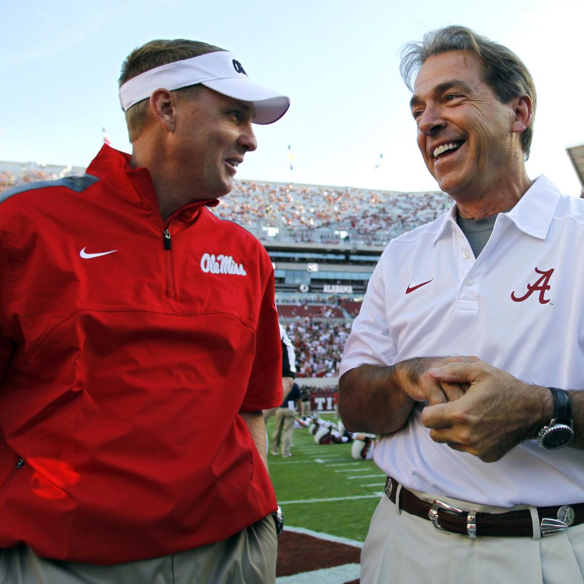 Nick Saban, Alabama Reportedly Blocked from Hiring Hugh Freeze by SEC | Bleacher Report | Latest News, Videos and Highlights