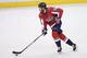 Washington Capitals right wing Brett Connolly (10) skates with the puck during the third period of an NHL hockey game against the Tampa Bay Lightning, Tuesday, Feb. 20, 2018, in Washington. The Lightning won 4-2. (AP Photo/Nick Wass)