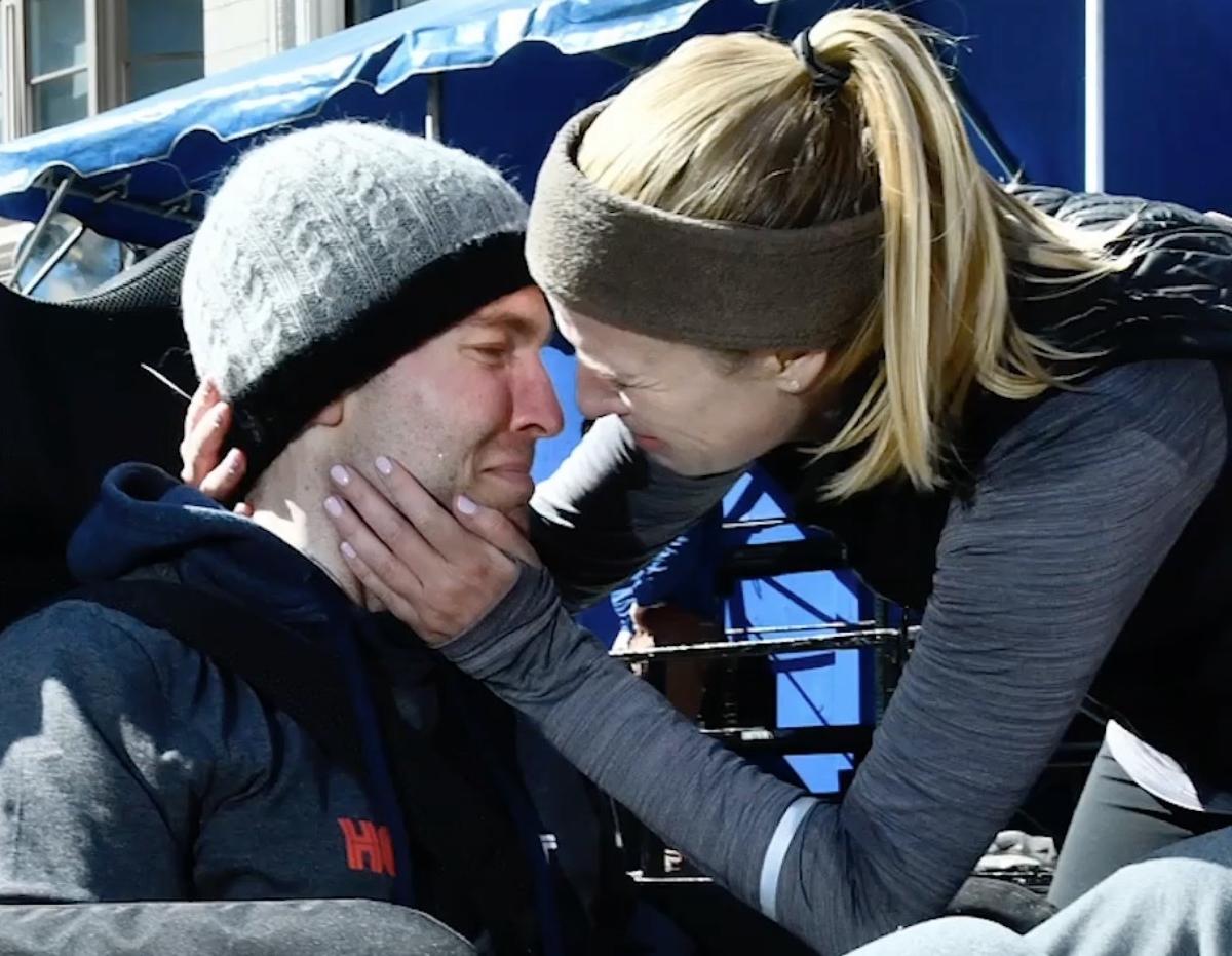 Woman Pushes Her Quadriplegic Boyfriend 26 Miles Along Boston Marathon Route | Bleacher Report | Latest News, Videos and Highlights