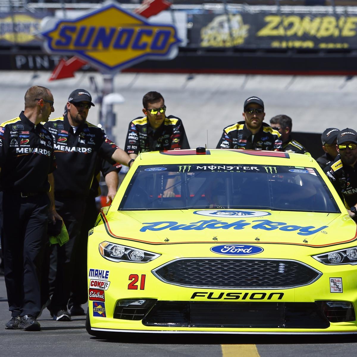 Member of Paul Menard's Pit Crew Makes Amazing Catch of Bouncing Tire | Bleacher Report | Latest News, Videos and Highlights