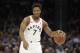 Toronto Raptors' Kyle Lowry drives against the Cleveland Cavaliers in the first half of an NBA basketball game, Wednesday, March 21, 2018, in Cleveland. (AP Photo/Tony Dejak)