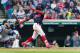 CLEVELAND, OH - APRIL 13: Francisco Lindor #12 of the Cleveland Indians hits an RBI single during the second inning against the Toronto Blue Jays at Progressive Field on April 13, 2018 in Cleveland, Ohio. (Photo by Jason Miller/Getty Images)