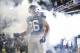 Penn State runs back Saquon Barkley (26) the field with his teammates before the Fiesta Bowl NCAA college football game against Washington, Saturday, December 30, 2017, in Glendale, Arizona (AP Photo / Ross D. Franklin)