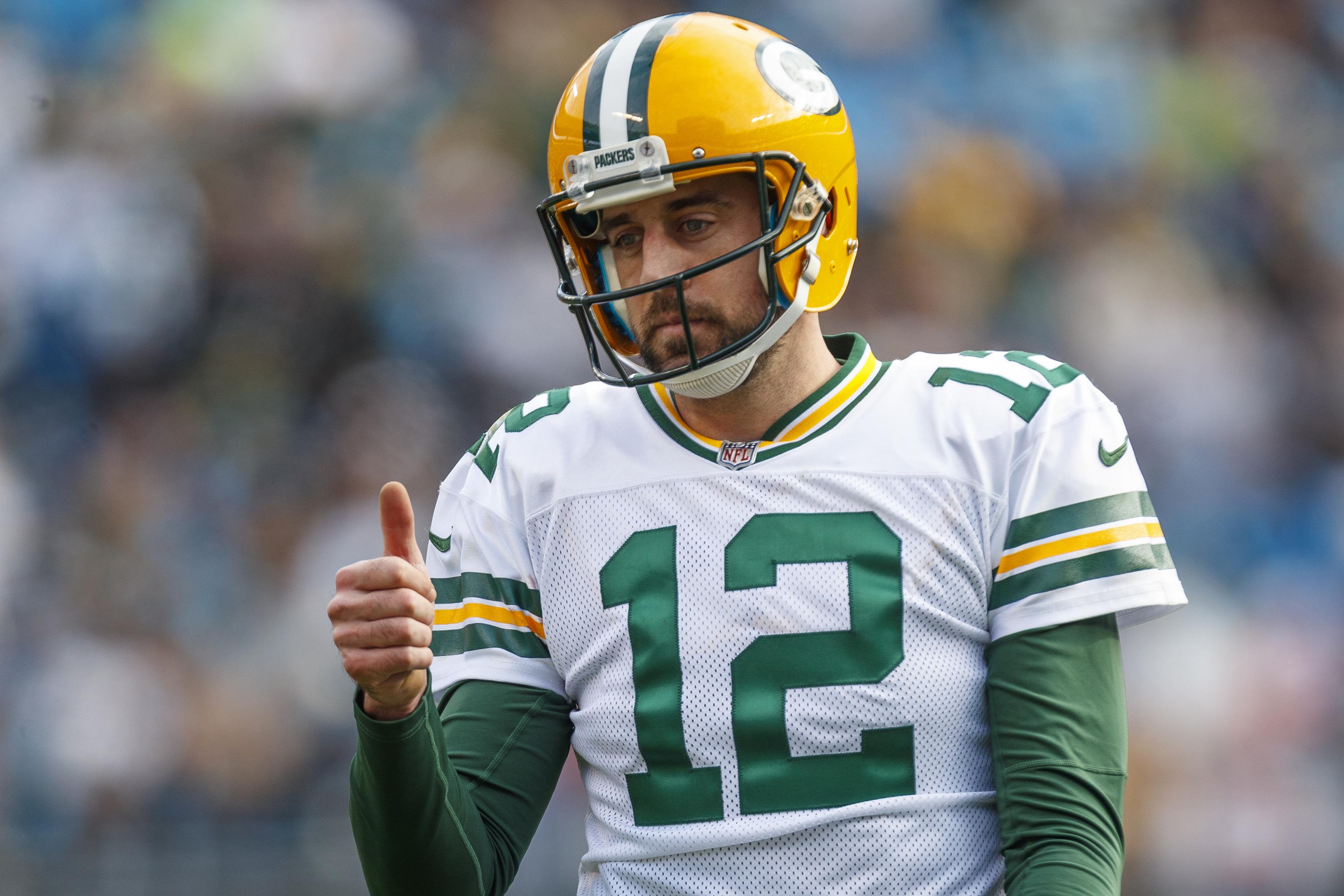 Packers quarterback Aaron Rodgers refutes claims in Bleacher