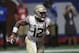 Florida State quarterback Deondre Francois (12) runs against Alabama during the second half of an NCAA football game, Saturday, Sept. 2, 2017, in Atlanta. Alabama won 24-7. (AP Photo/John Bazemore)