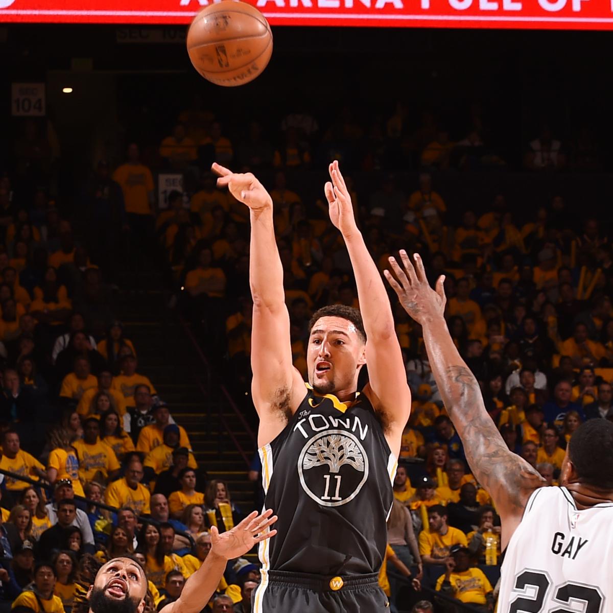 Klay Thompson Cooks Spurs in Dominant Game 2 Second Half Performance