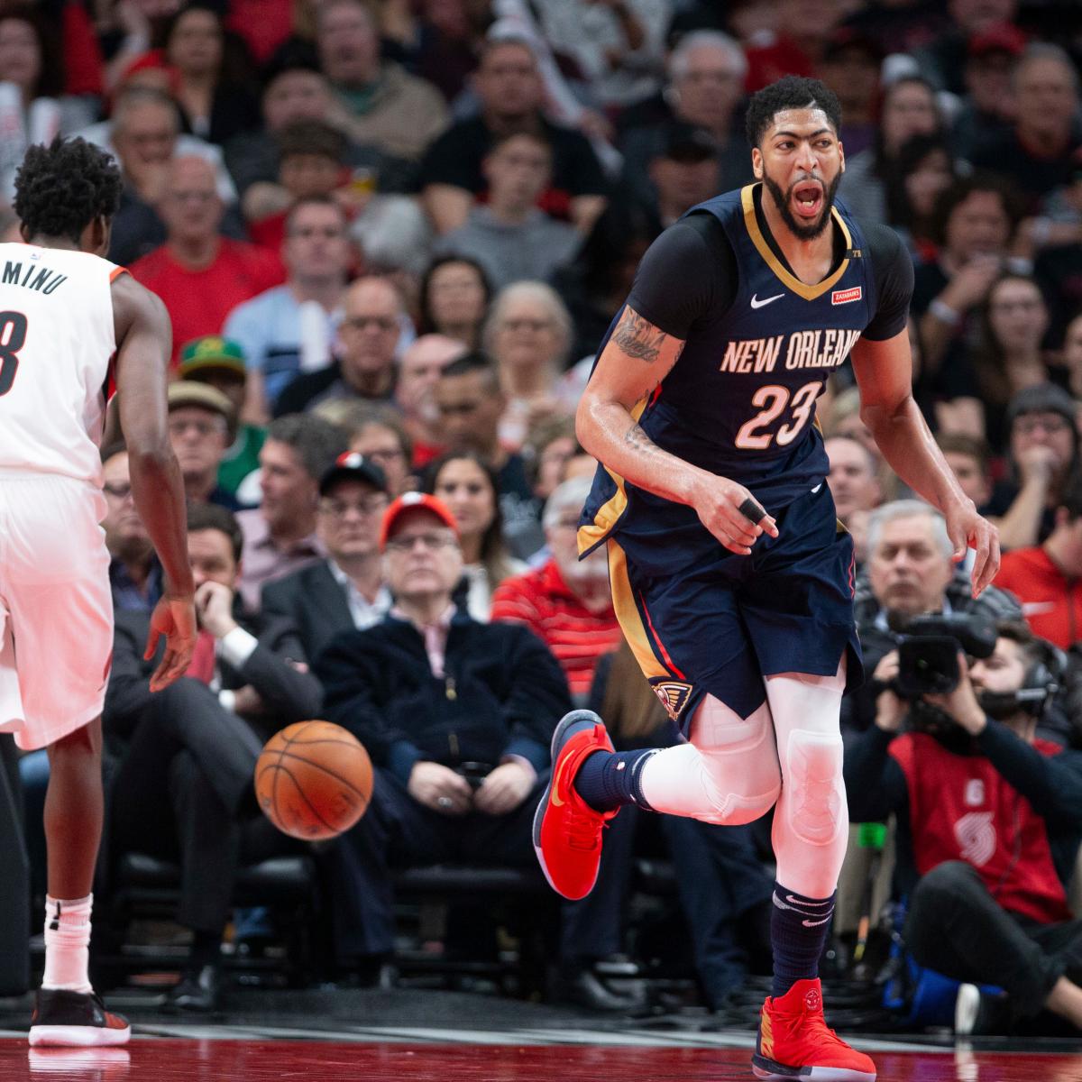 Anthony Davis, Pelicans Outlast Trail Blazers in Game 2; Jrue Holiday Drops 33 ...