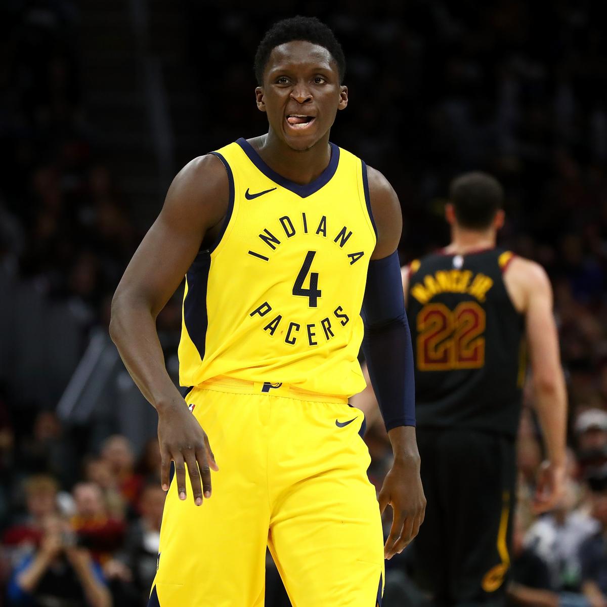 Victor Oladipo Will Not Return vs. Hawks After Injury Diagnosed as Knee Soreness ...