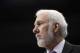 San Antonio Spurs head coach Gregg Popovich watches during the first half of an NBA basketball game against the Washington Wizards, Tuesday, March 27, 2018, in Washington. (AP Photo/Nick Wass)