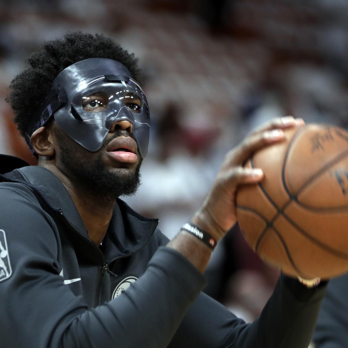 Joel Embiid to Start 76ers vs. Heat Game 3 Despite Facial Injury; Will Wear Mask ...1200 x 1200