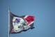 ORCHARD PARK, NY - DECEMBER 03: Buffalo Bills flag waves at New Era Field on December 3, 2017 in Orchard Park, New York. New England defeats Buffalo 23-3. (Photo by Brett Carlsen/Getty Images) *** Local Caption ***