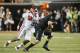 File-This Nov. 4, 2017, file photo shows Oklahoma defender Ogbonnia Okoronkwo (31) sacking Oklahoma State quarterback Mason Rudolph (2) during an NCAA college football game in Stillwater, Okla. Okoronkwo was selected to the AP All-America team announced Monday, Dec. 11, 2017. (AP Photo/Sue Ogrocki, File)