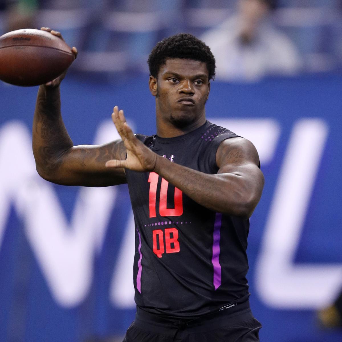 2018 NFL Draft Rumors: Lamar Jackson Expected to Be Among 5 QBs Picked in Top 20