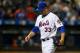 NEW YORK, NY - APRIL 14: Matt Harvey #33 of the New York Mets walks to the dugout after the third inning against the Milwaukee Brewers at Citi Field on April 14, 2018 in the Flushing neighborhood of the Queens borough of New York City. (Photo by Jim McIsaac/Getty Images)