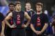 INDIANAPOLIS, IN - MARCH 03: USC quarterback Sam Darnold (right) and Wyoming quarterback Josh Allen look on during the NFL Combine at Lucas Oil Stadium on March 3, 2018 in Indianapolis, Indiana. (Photo by Joe Robbins/Getty Images)
