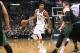 Milwaukee, WI - APRIL 22: Giannis Antetokounmpo #34 of the Milwaukee Bucks handles the ball against the Boston Celtics in Game Four of Round One of the 2018 NBA Playoffs on April 22, 2018 at the BMO Harris Bradley Center in Milwaukee, Wisconsin. NOTE TO USER: User expressly acknowledges and agrees that, by downloading and or using this Photograph, user is consenting to the terms and conditions of the Getty Images License Agreement. Mandatory Copyright Notice: Copyright 2018 NBAE (Photo by Brian Babineau/NBAE via Getty Images)